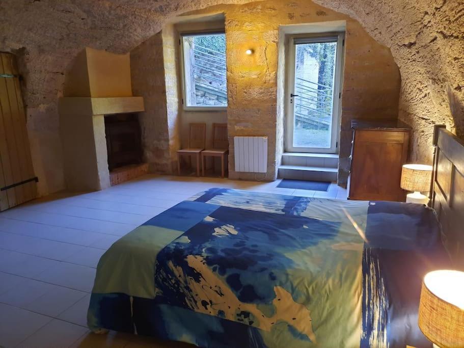 Maison Troglodytique Doue La Fontaine Kültér fotó