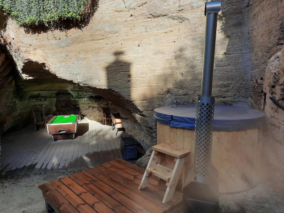 Maison Troglodytique Doue La Fontaine Kültér fotó