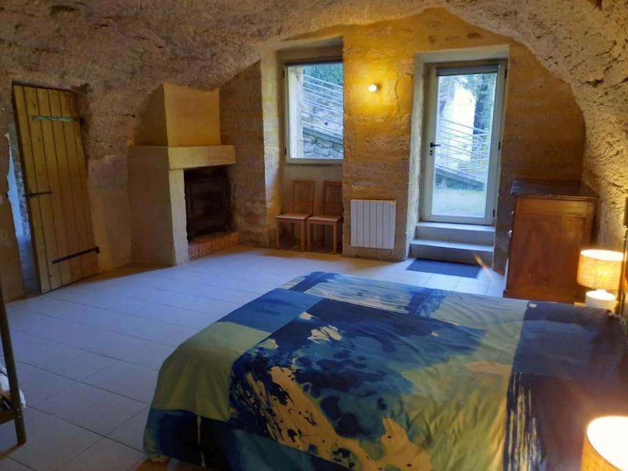 Maison Troglodytique Doue La Fontaine Kültér fotó